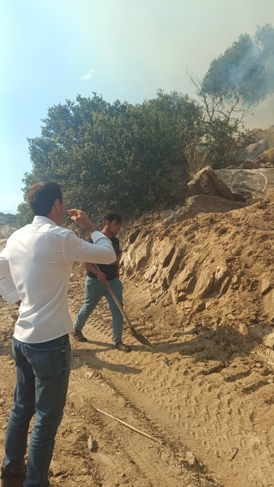 Aydın&rsquo;da makilik alandaki yangın kontrol altına alındı
