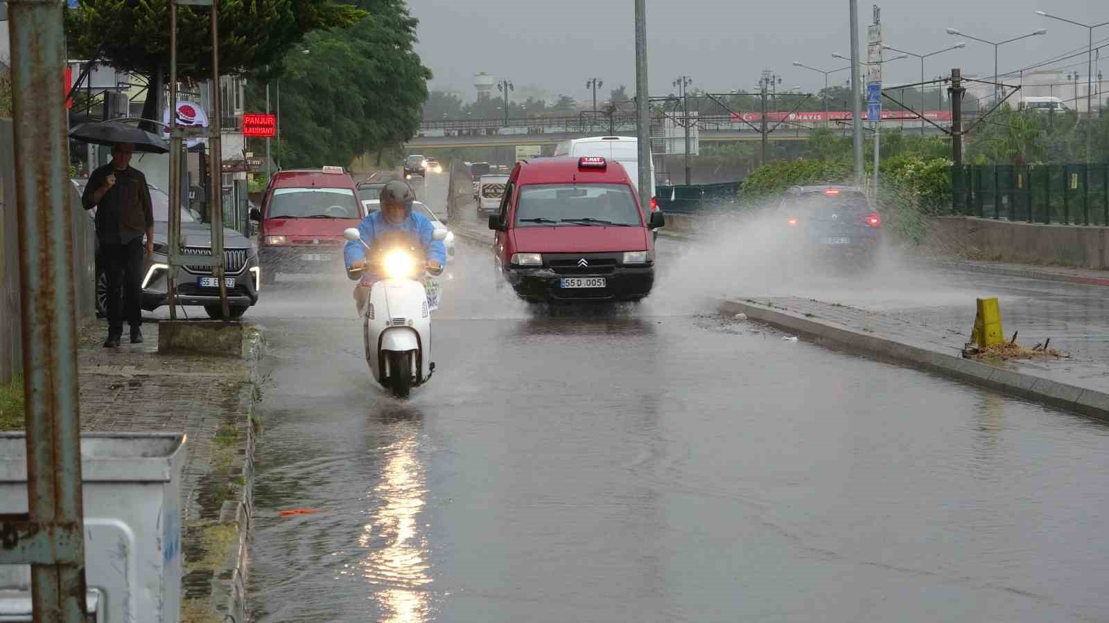 Samsun’da sağanak