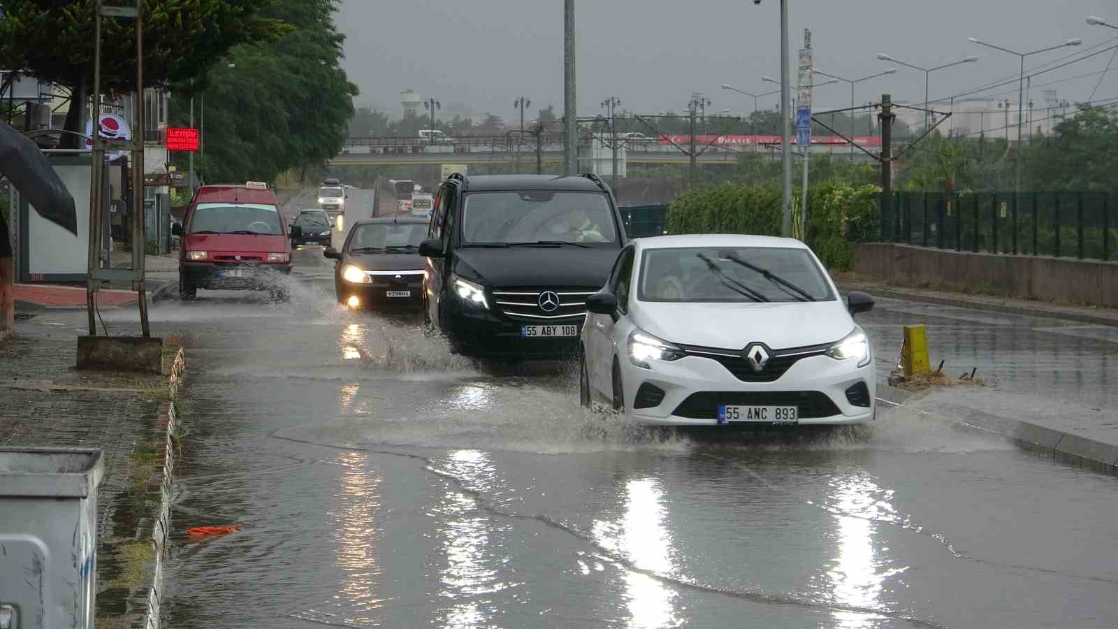 Samsun’da sağanak
