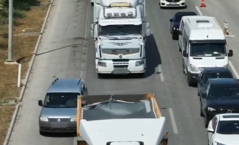 Mersin’de dron destekli denetim: 37 sürücüye 89 bin TL ceza