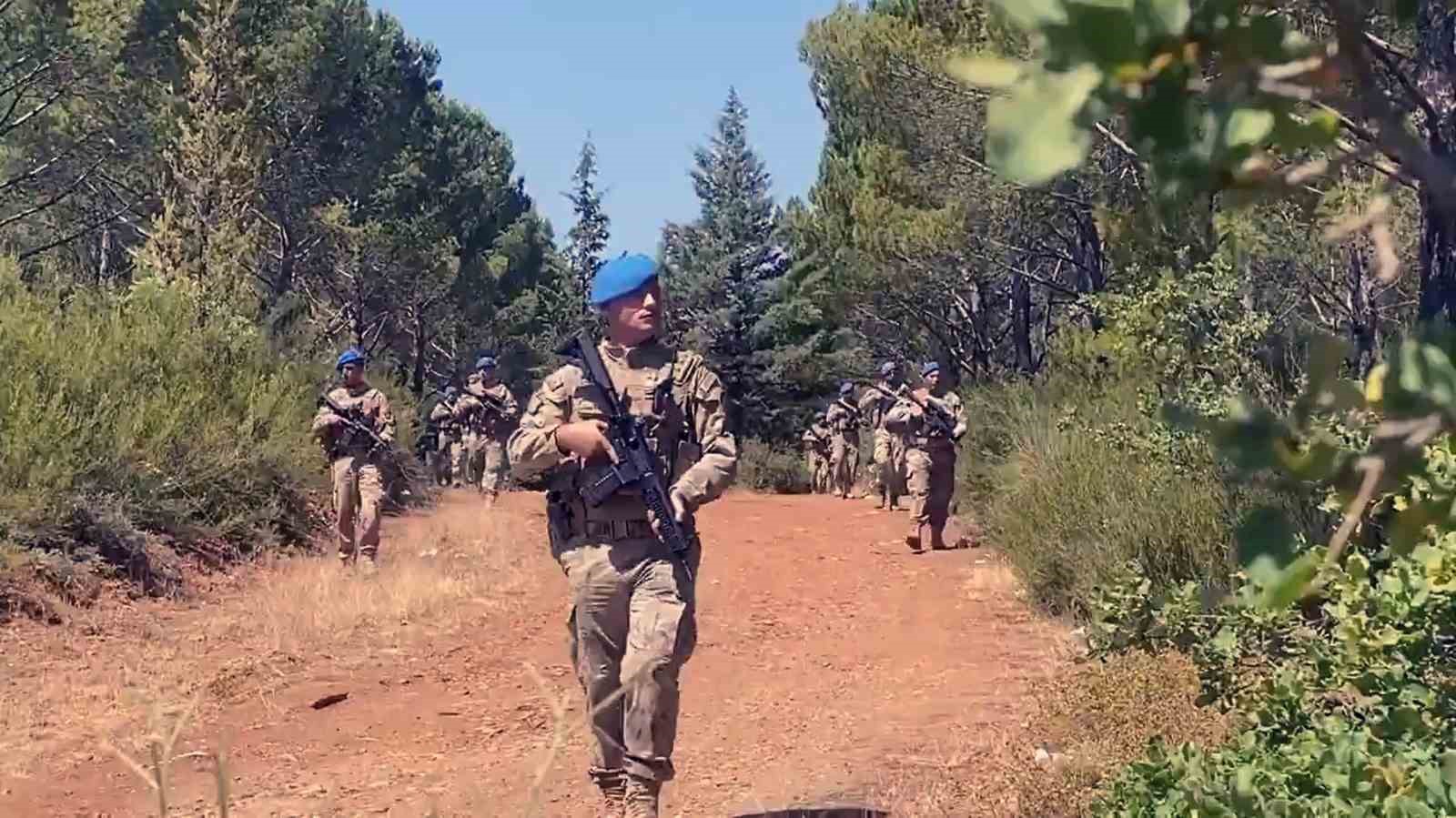 Komando, Polis Özel Harekât ve orman ekipleri ‘Yeşil Vatan’ nöbetinde