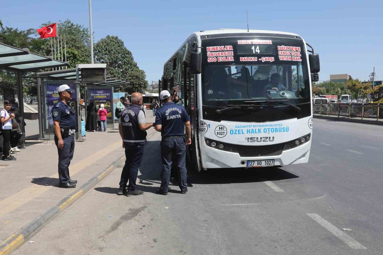 Gaziantep Büyükşehir, toplu taşımada klima denetimlerini sıklaştırdı