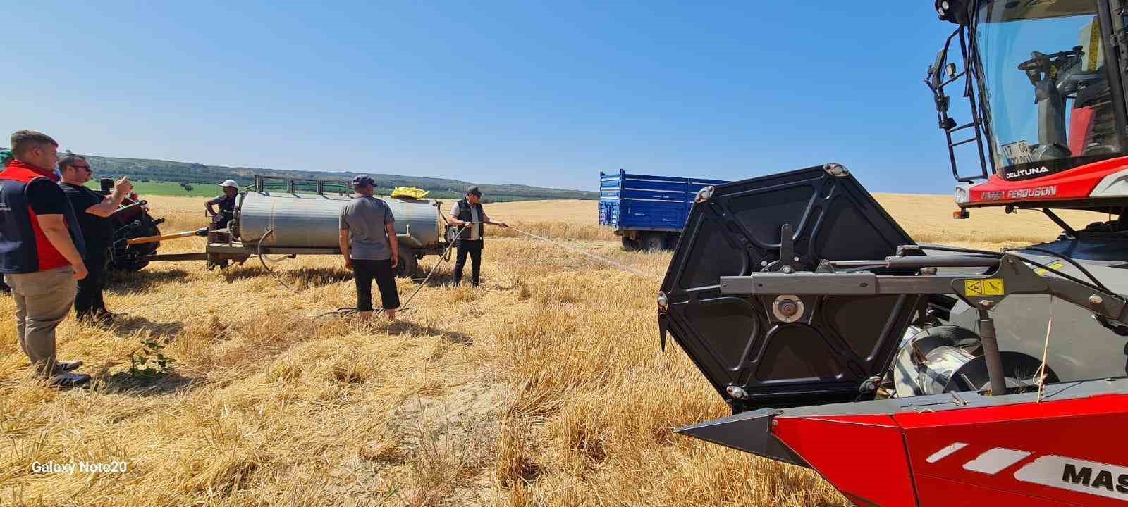 Çanakkale’de yangınlara karşı vatandaşlar bilgilendirildi