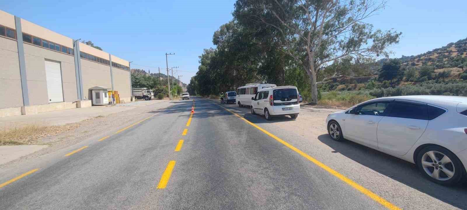 Köşk’te şok trafik uygulaması