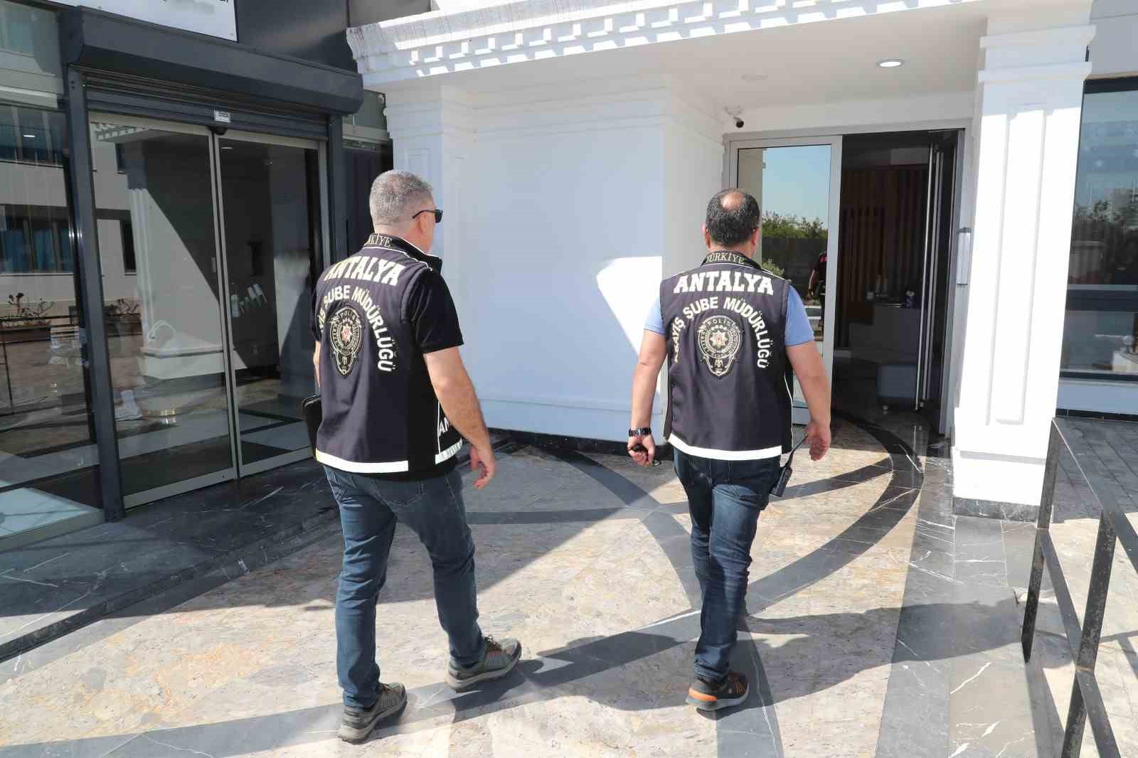 Antalya’da günübirlik kiralık evlere eş zamanlı denetim
