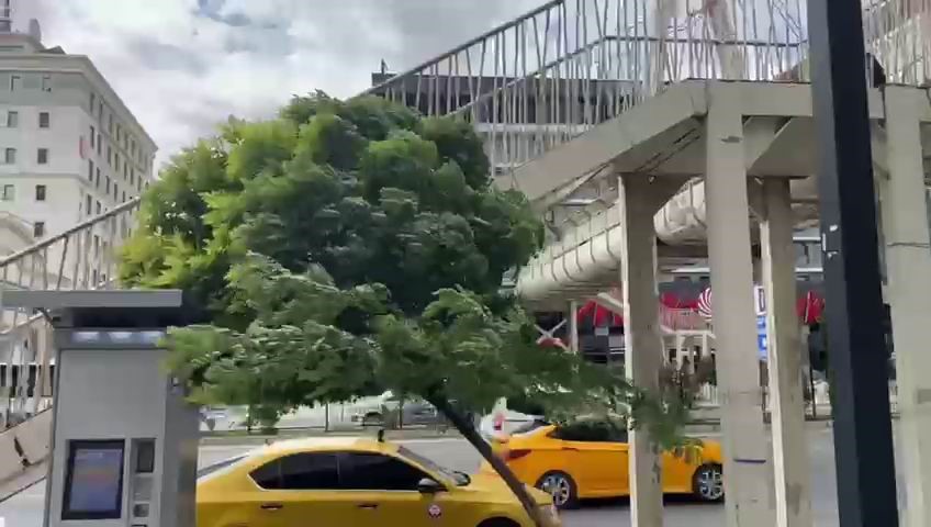 Elazığ’da fırtına etkili oldu