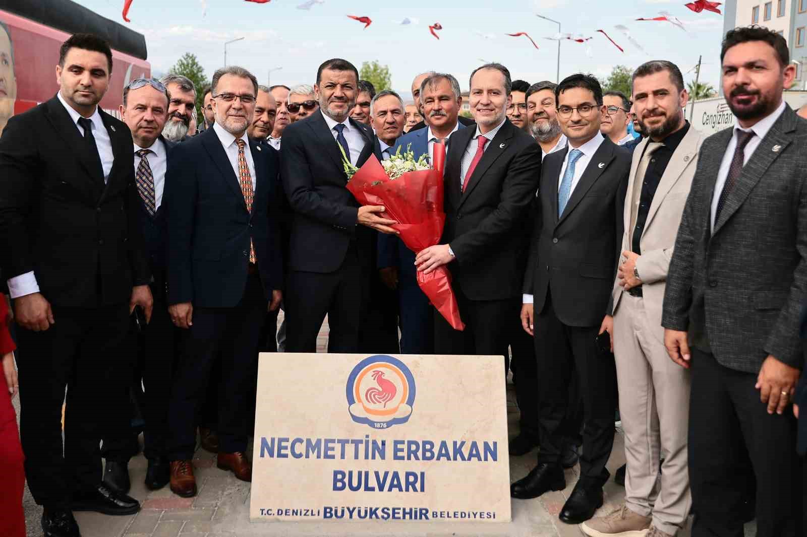 Prof. Dr. Necmettin Erbakan’ın ismi Denizli’de yaşatılıyor