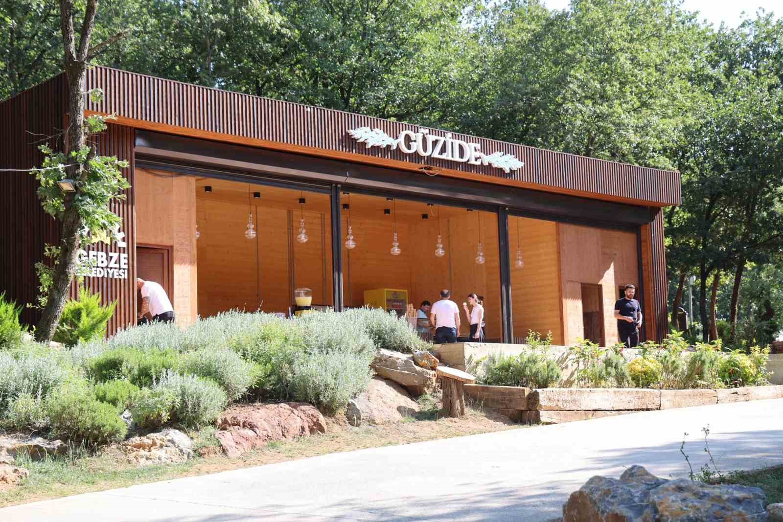 Cuma Köy Mesire Alanına "Güzide Orman Kafe" açıldı