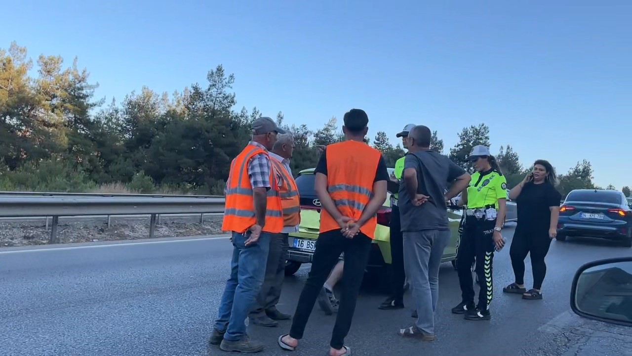 Bursa’da 7 araç birbirine girdi
