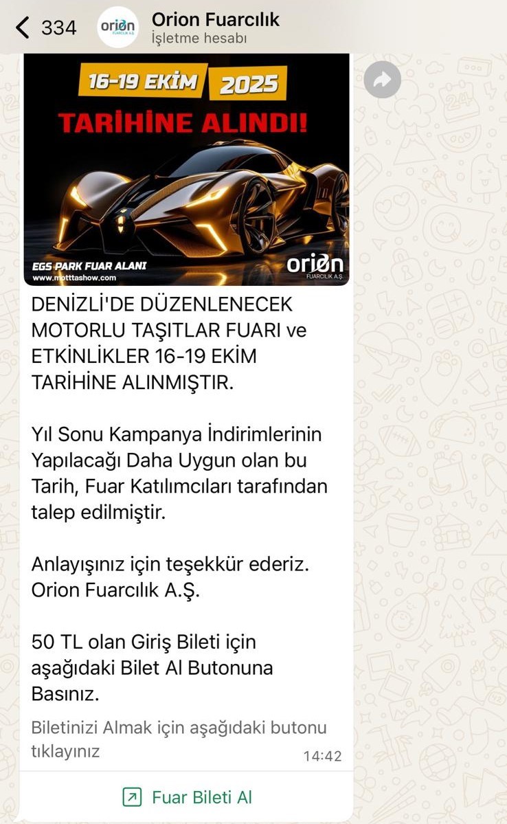 Rakip fuarcılık firmasından DEMOT Fuarı 2025&rsquo;e saatler kala kirli paylaşım
