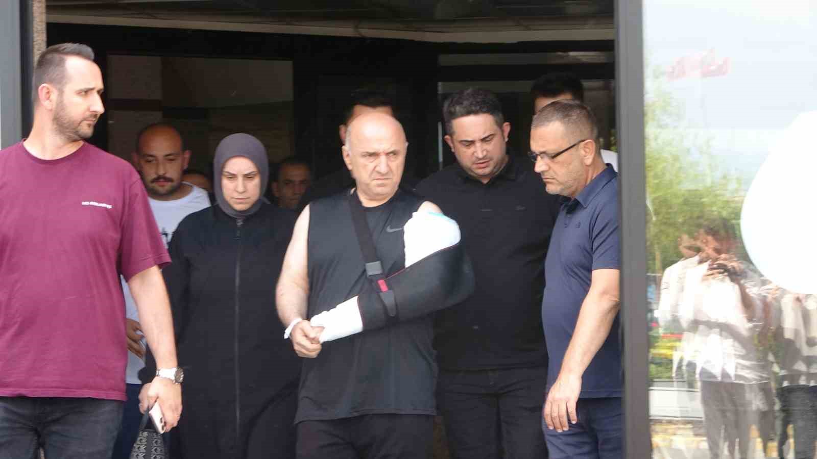 Kolundan vurulan Başkan Bıyık taburcu edildi: "Parmaklarımda his kayıpları var"