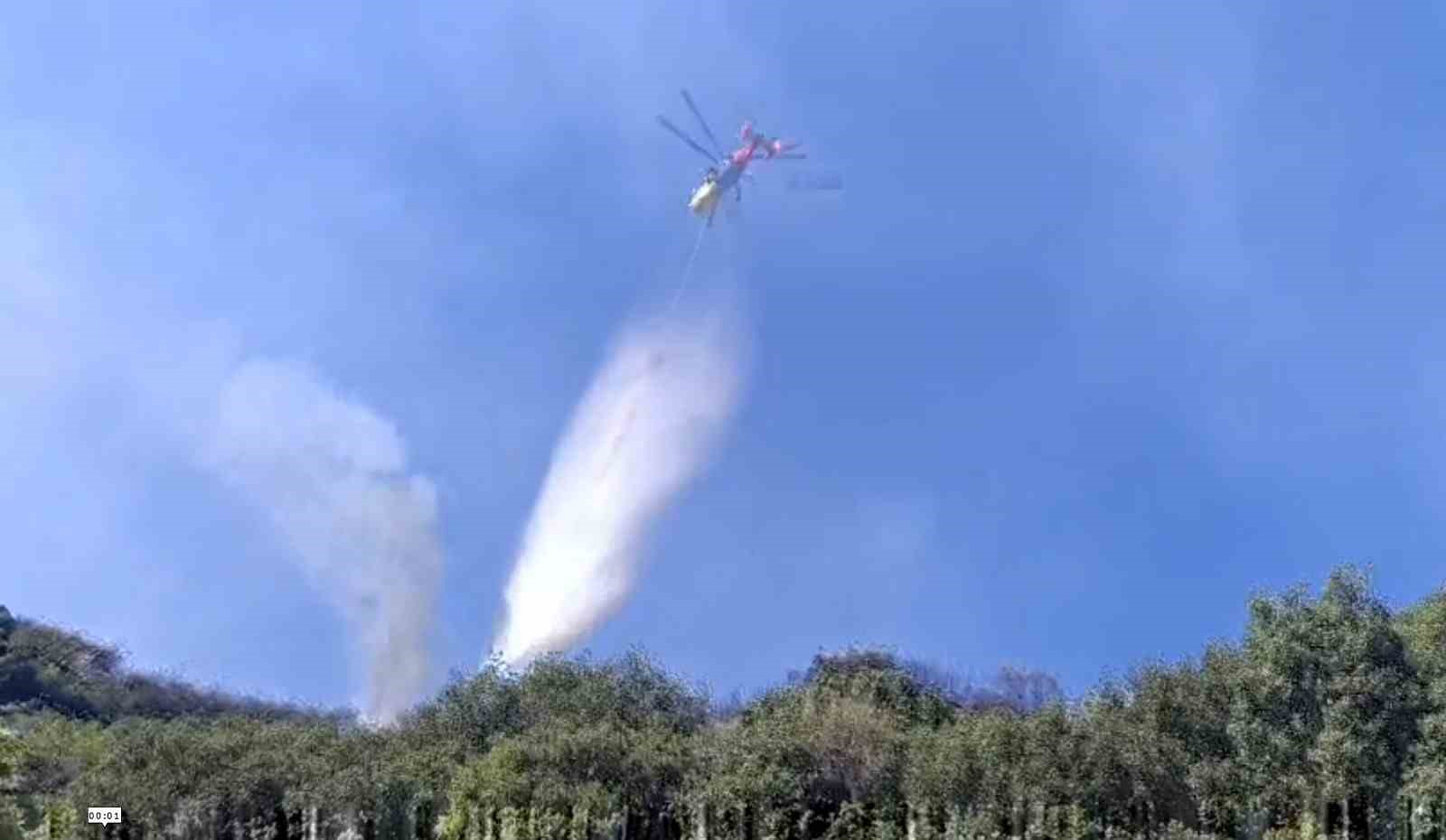 Sultanhisar yangını kontrol altına alındı