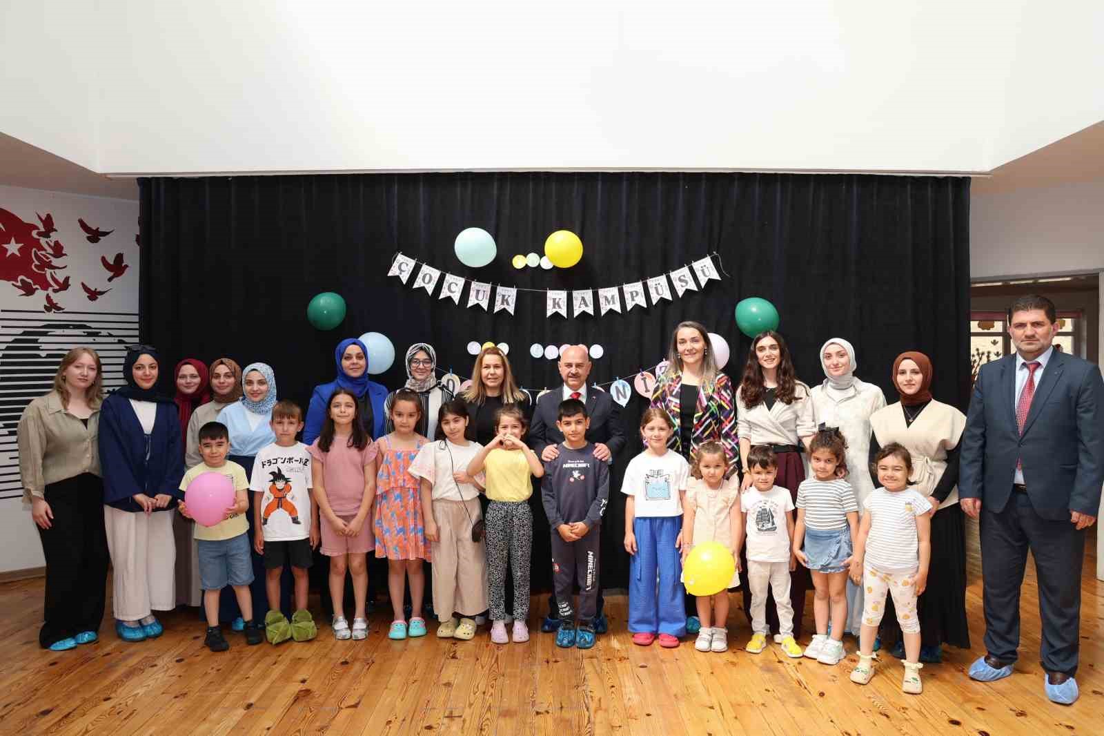 Düzce Üniversitesi çocuk kampüsü başladı