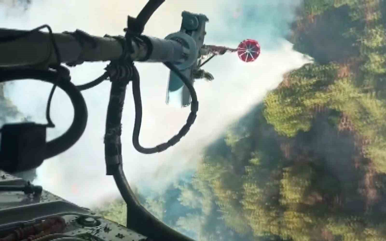 Akhisar’daki orman yangını 4’üncü gününde devam ediyor