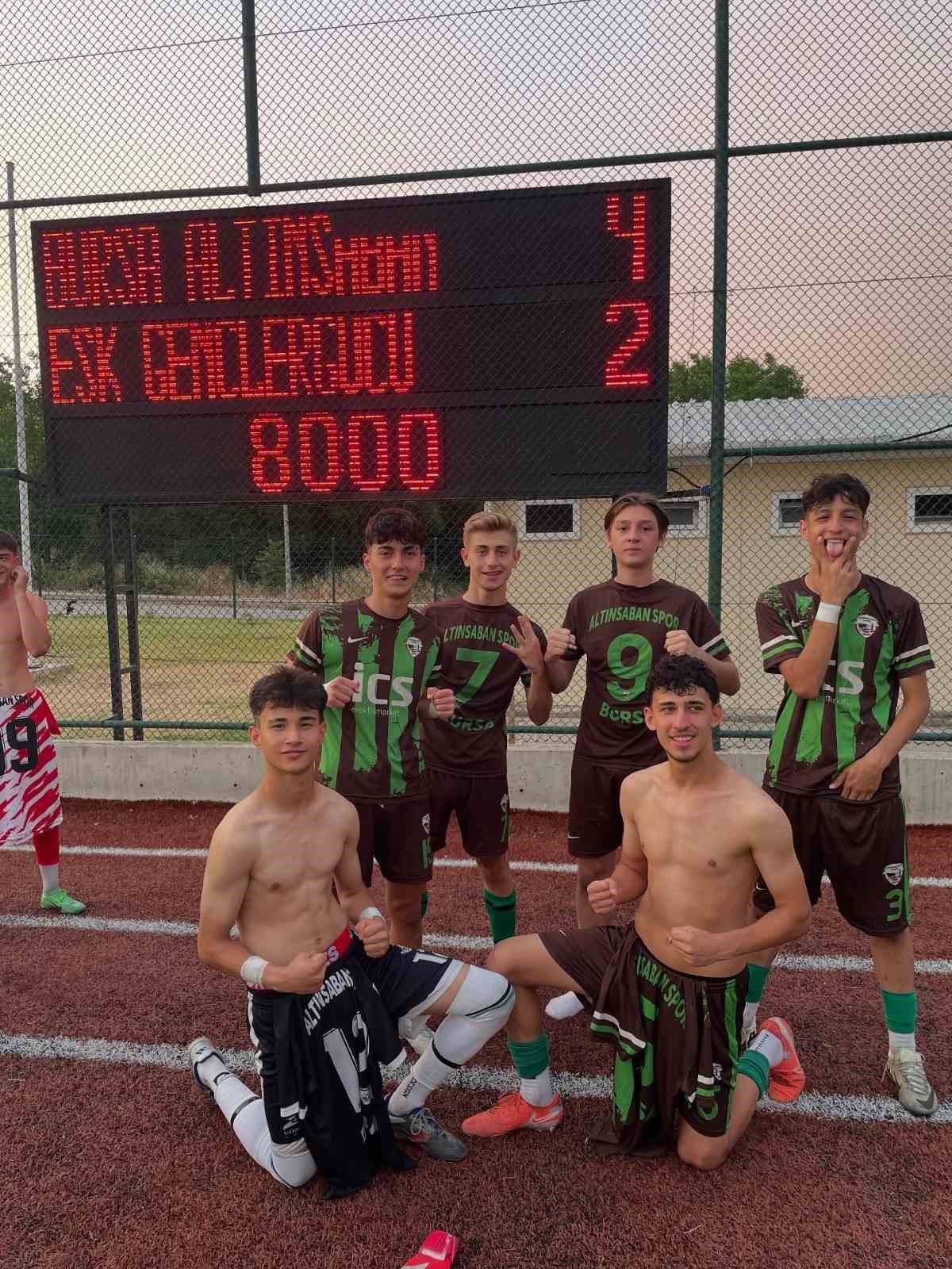 U17 T&uuml;rkiye Şampiyonası 1. Kademe m&uuml;sabakalarının şampiyonu Altınsaban Spor oldu
