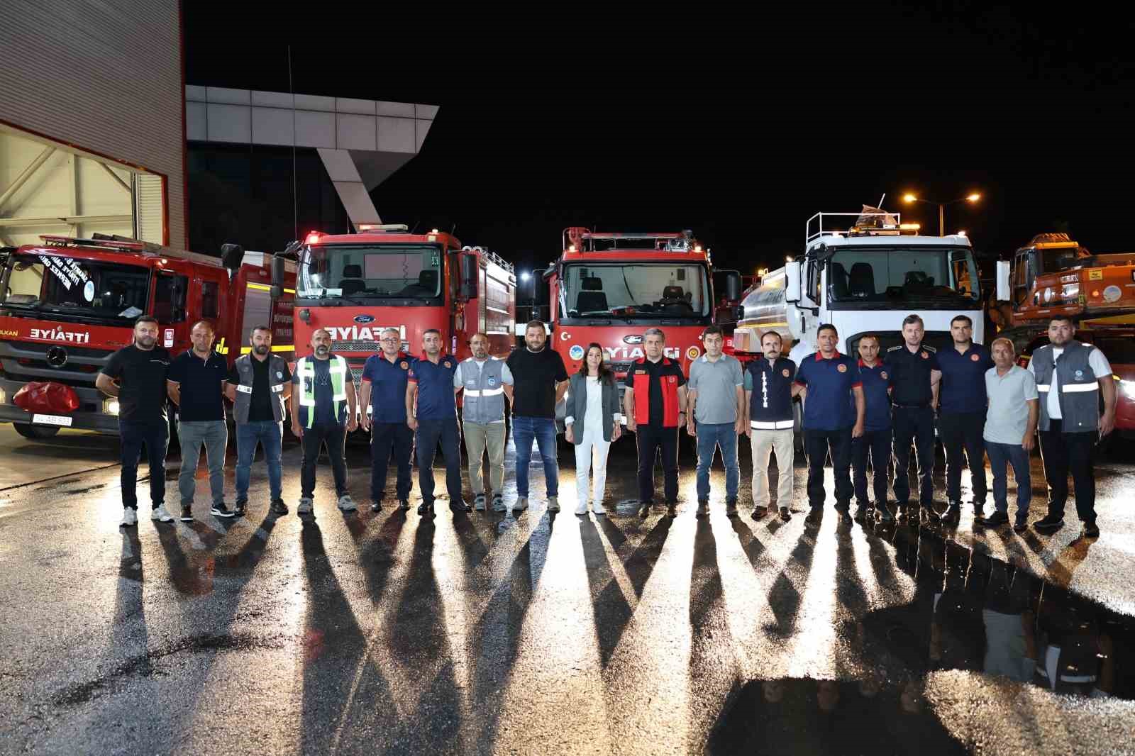 Manisa’daki orman yangınına Sakarya’dan destek