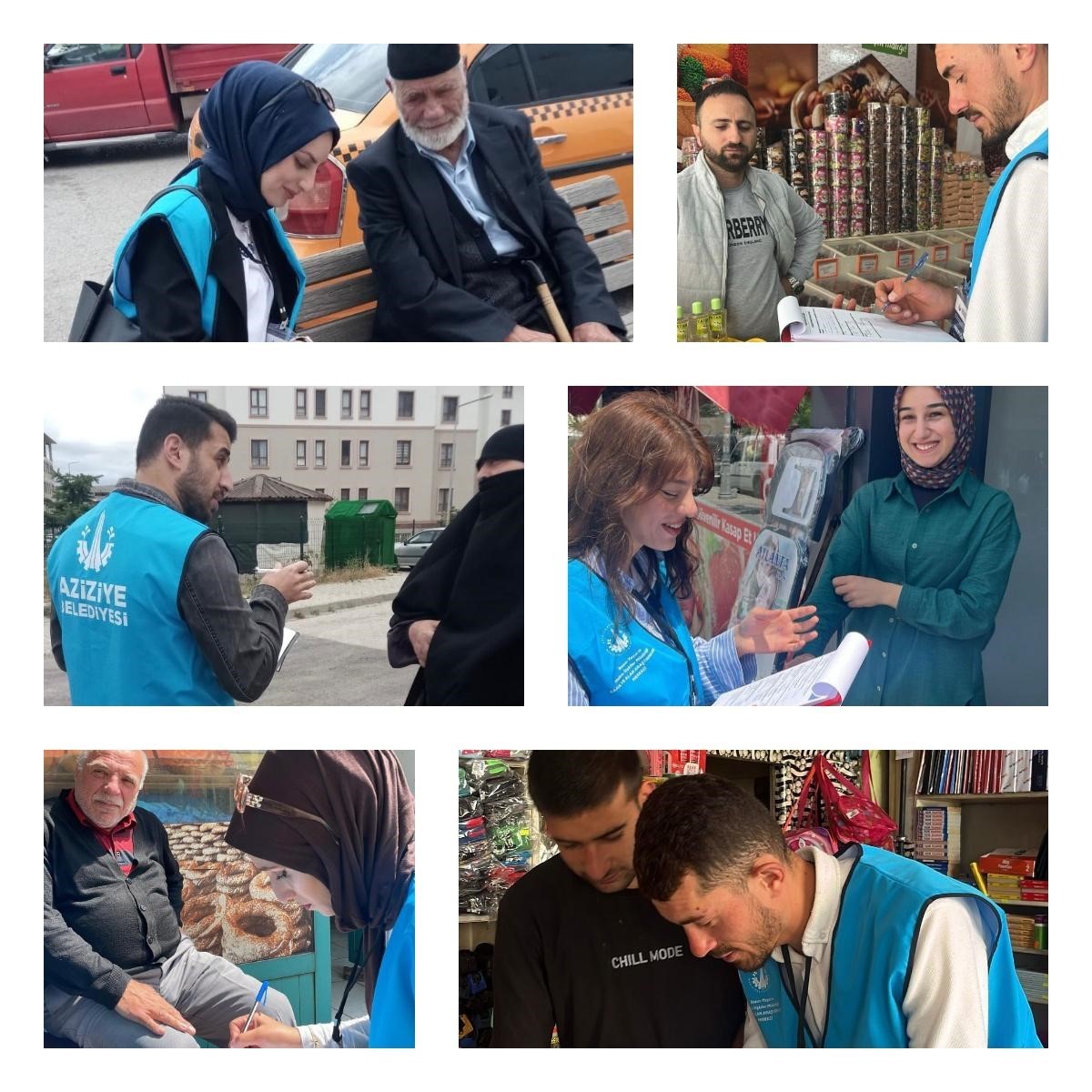 Aziziye Belediyesi’nden saha araştırması