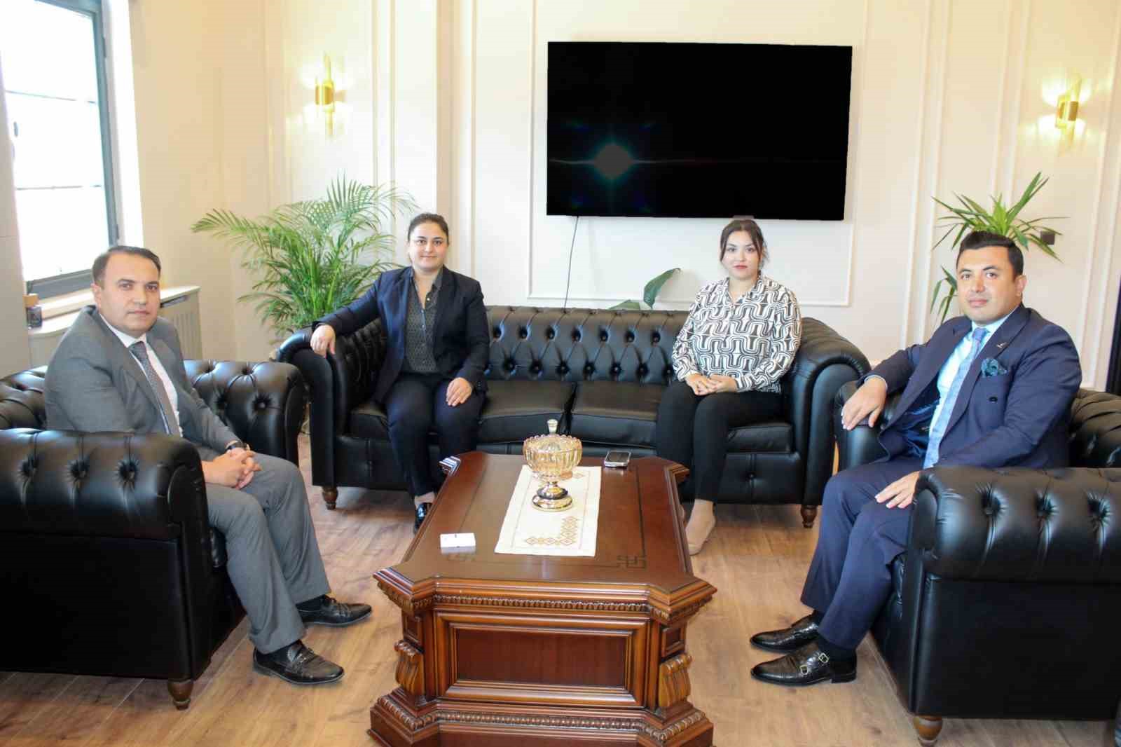 Göreve başlayan Kaymakam Duru’yu Başsavcı Çatlı ziyaret etti