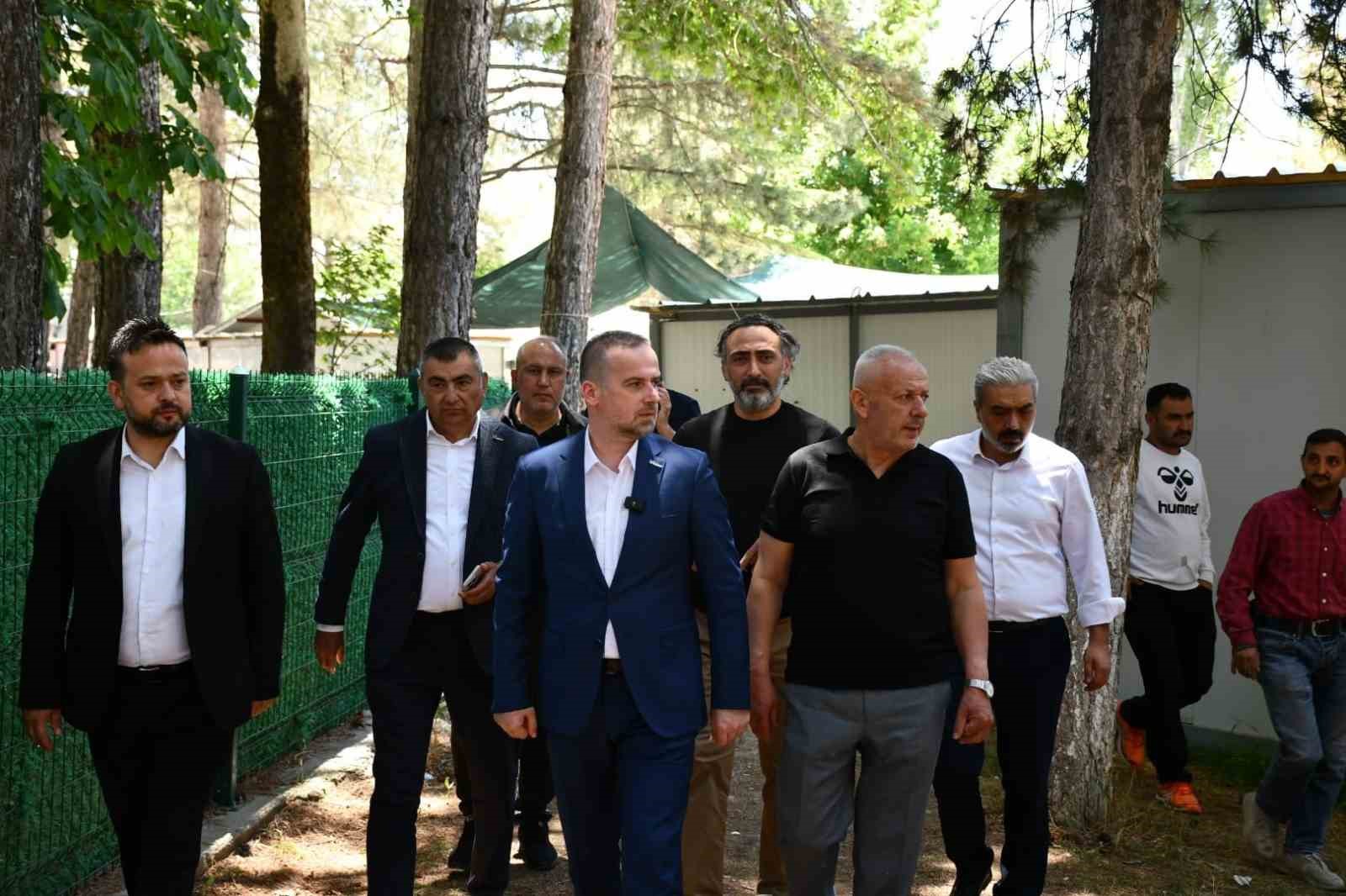 MAGİNDER heyeti Doğanşehir’de esnaf ve vatandaşlarla buluştu