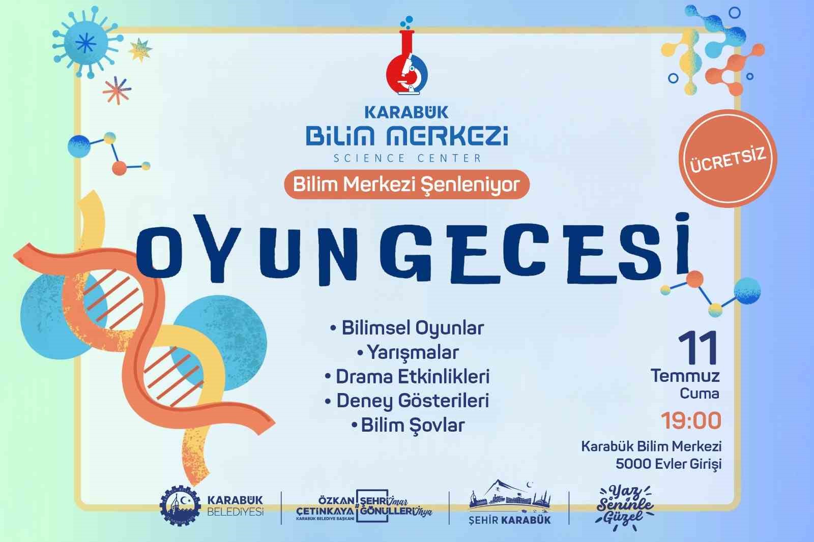Karabük Belediyesi çocuklara bilimin eğlenceli dünyasını keşfettirecek