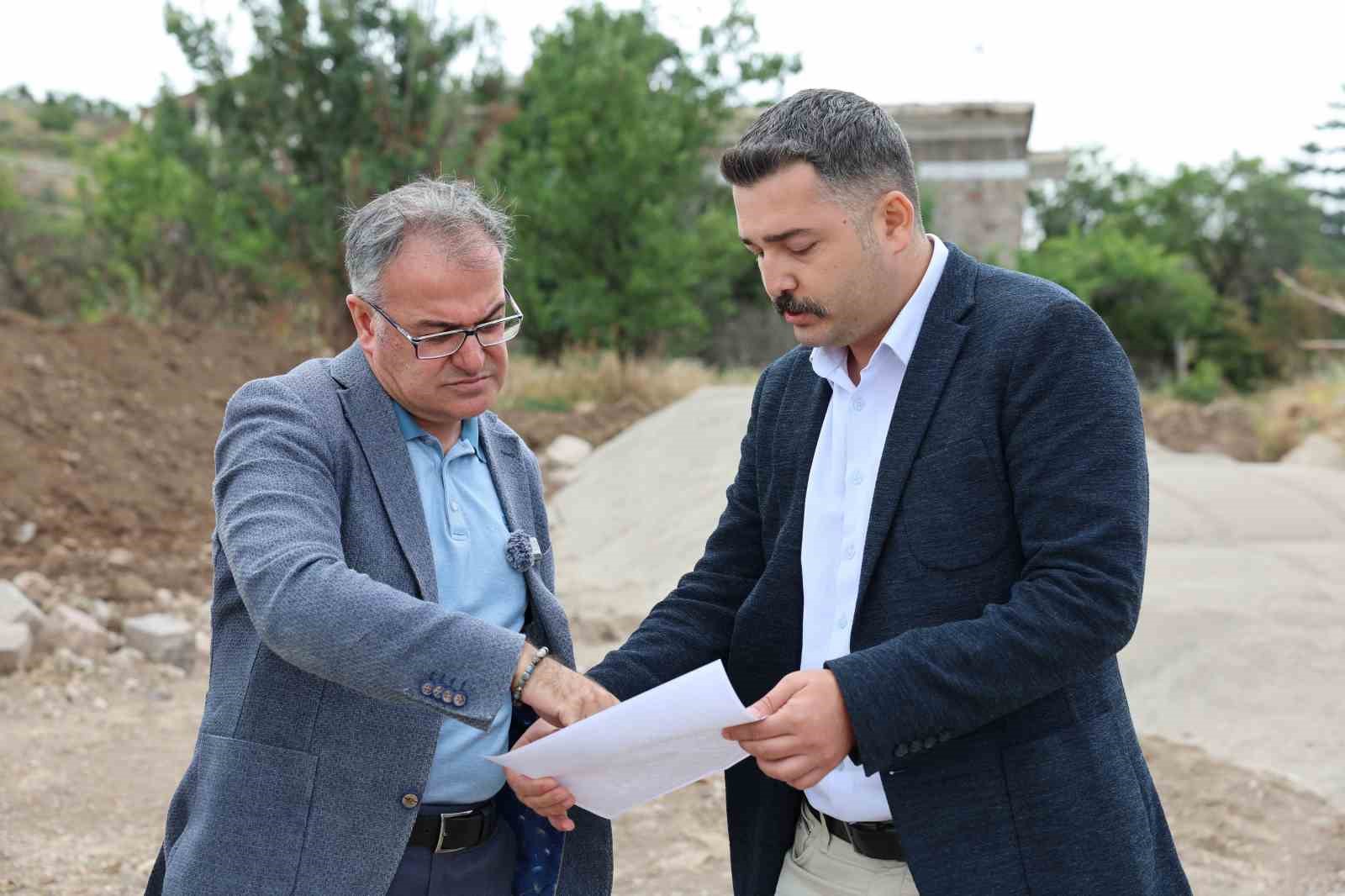 Başkan Özdoğan’dan Kayseri Caddesi’nde inceleme