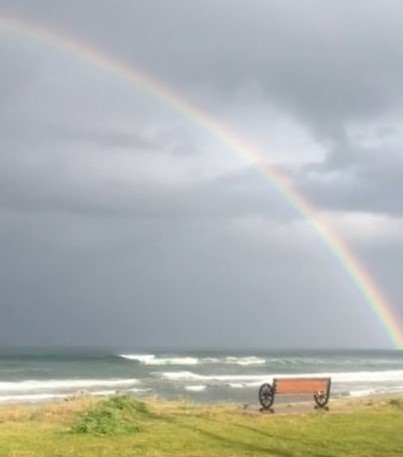 Sinop’ta gökkuşağı güzelliği