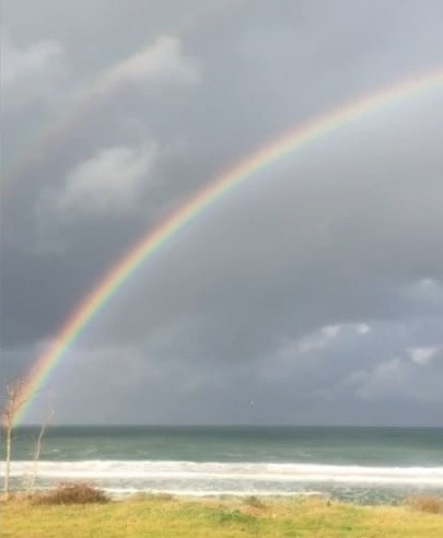 Sinop&rsquo;ta g&ouml;kkuşağı g&uuml;zelliği
