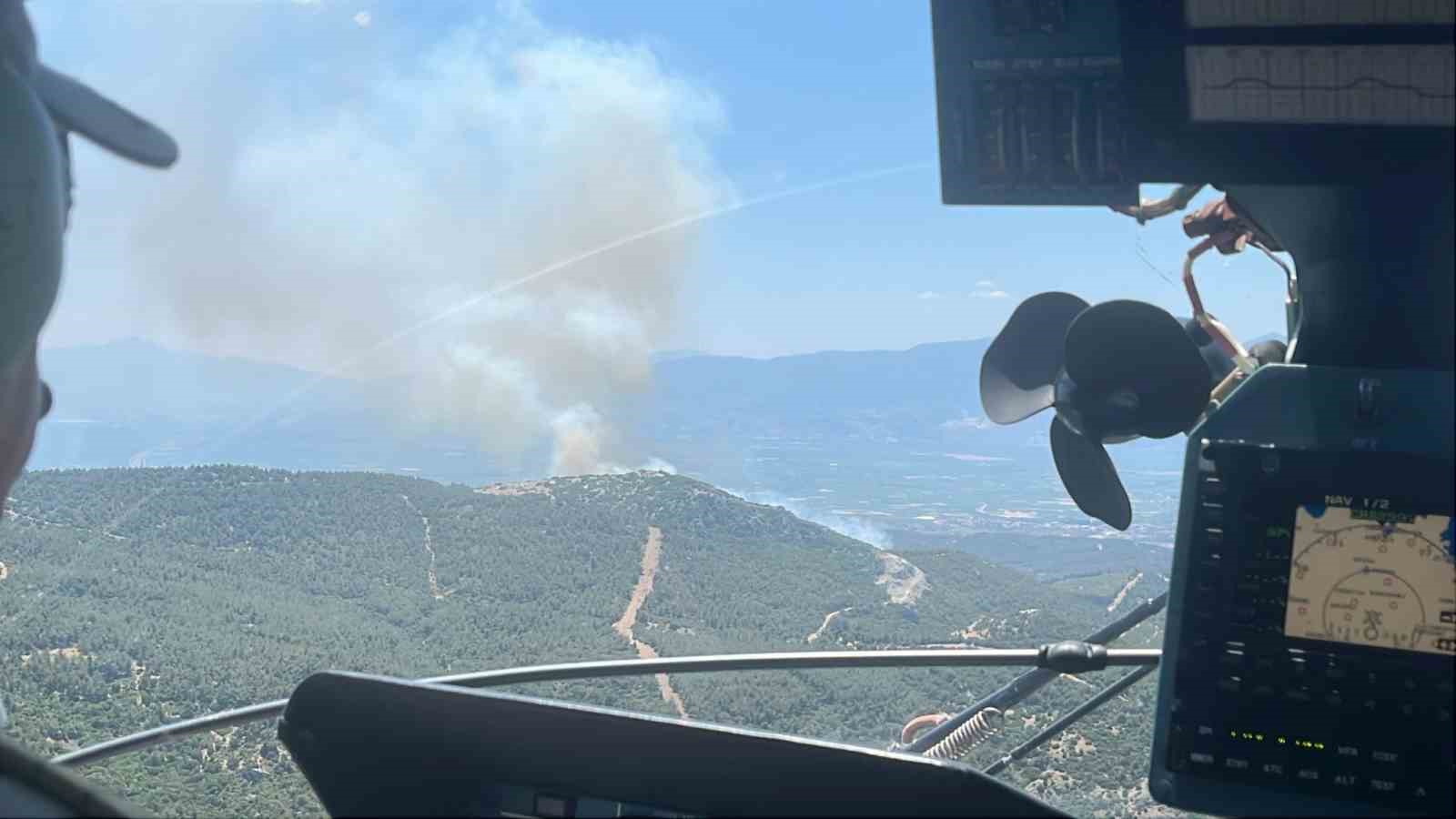 Manisa’da bir orman yangını daha başladı