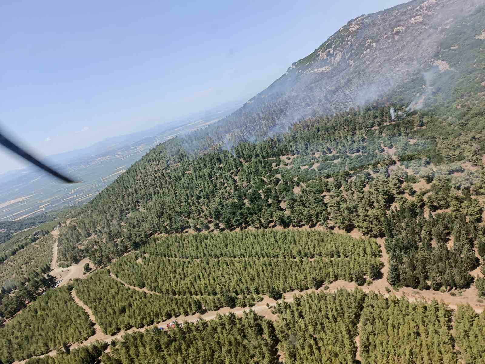 Manisa&rsquo;da bir orman yangını daha başladı
