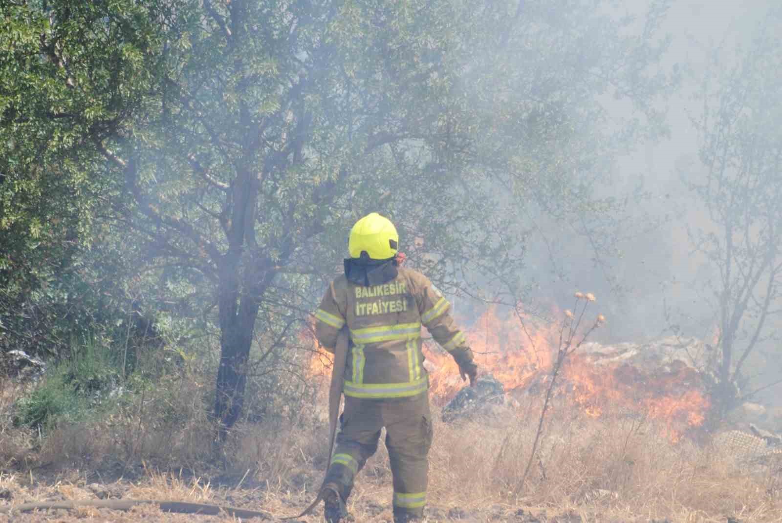 Balıkesir İtfaiyesi 12 günde 971 yangına müdahale etti