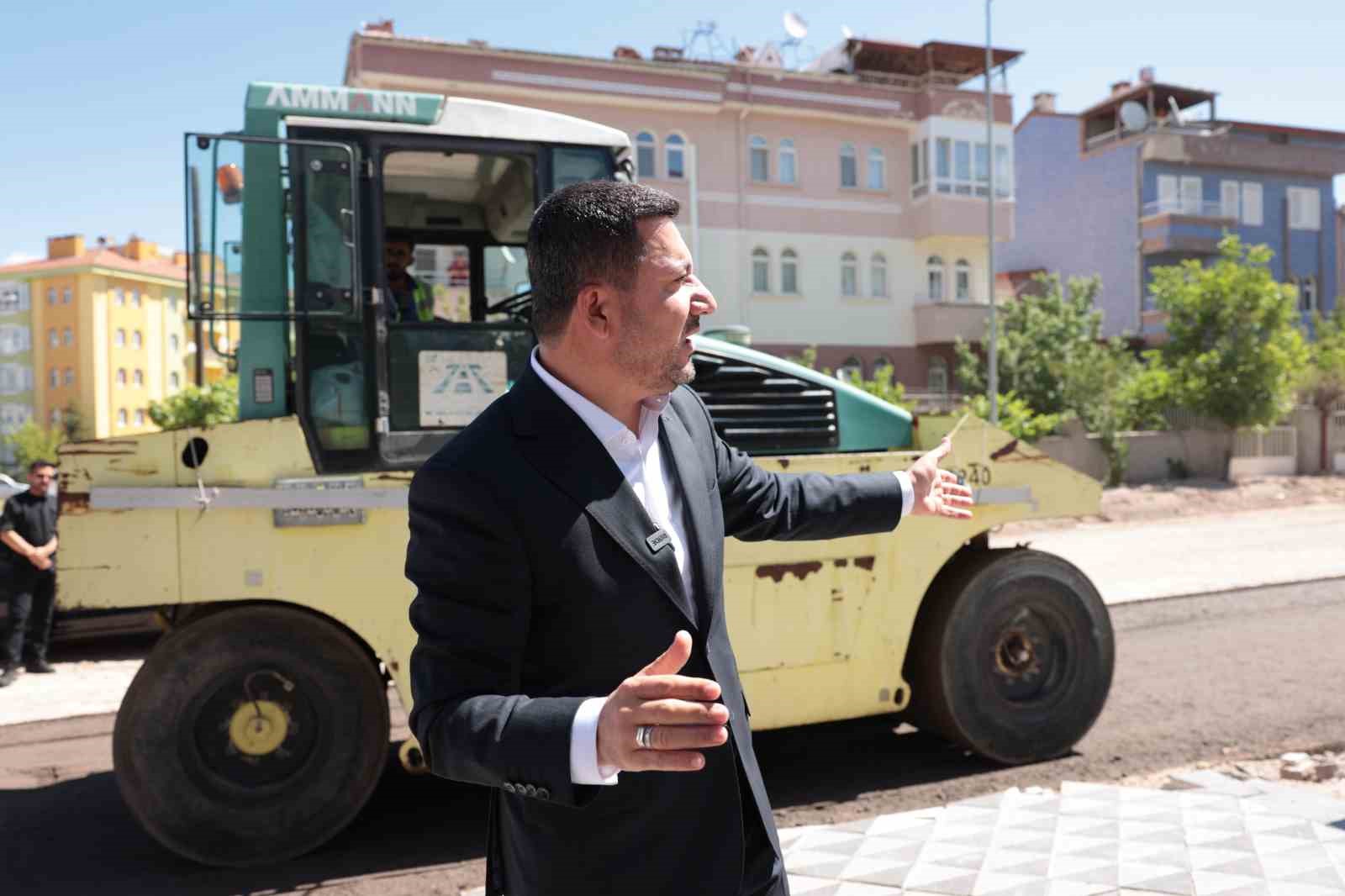 Başkan Arı, alt yapı &ccedil;alışmalarını yerinde inceledi
