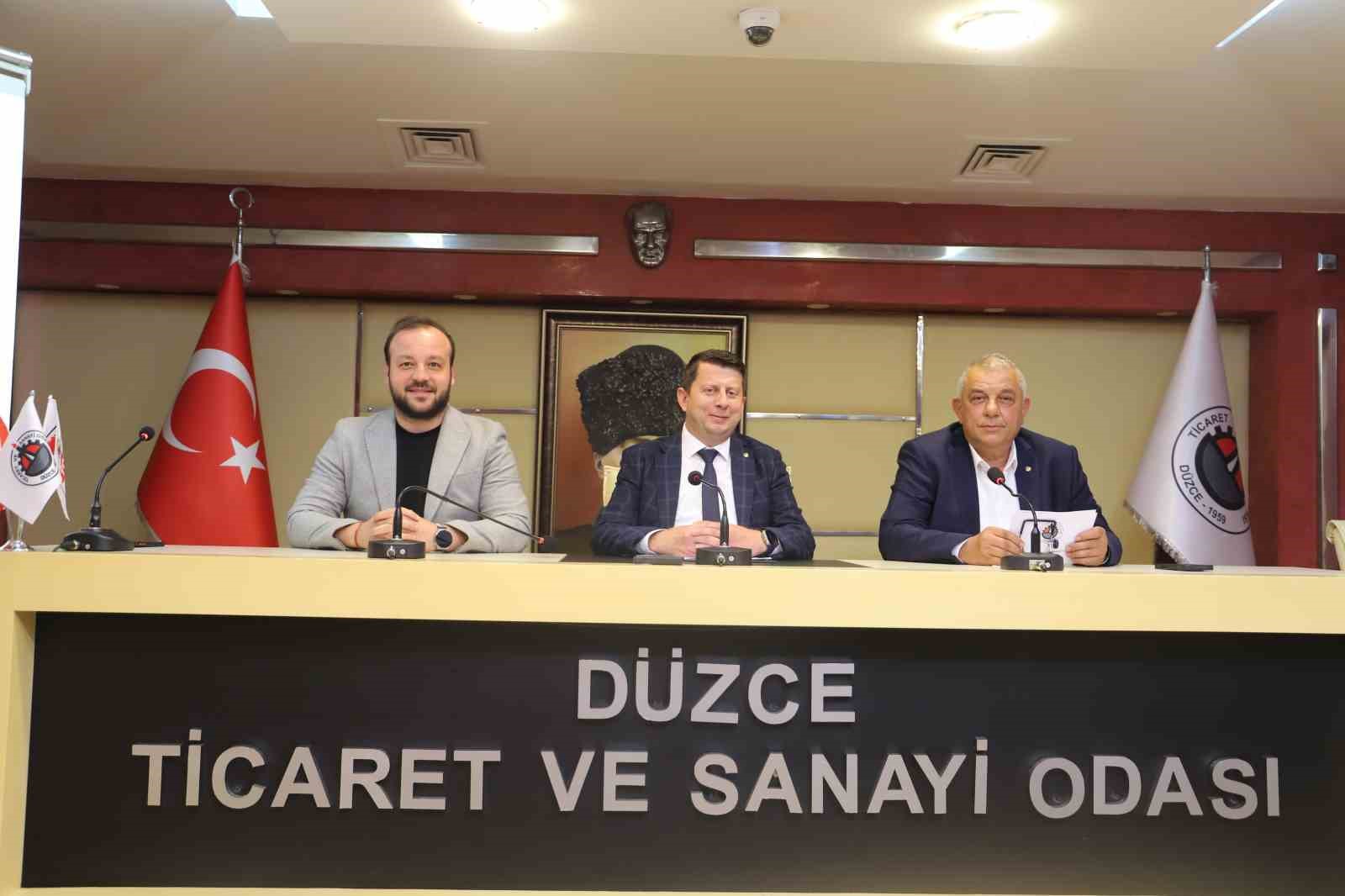 Meclis toplantısında gündem Düzce fuarı