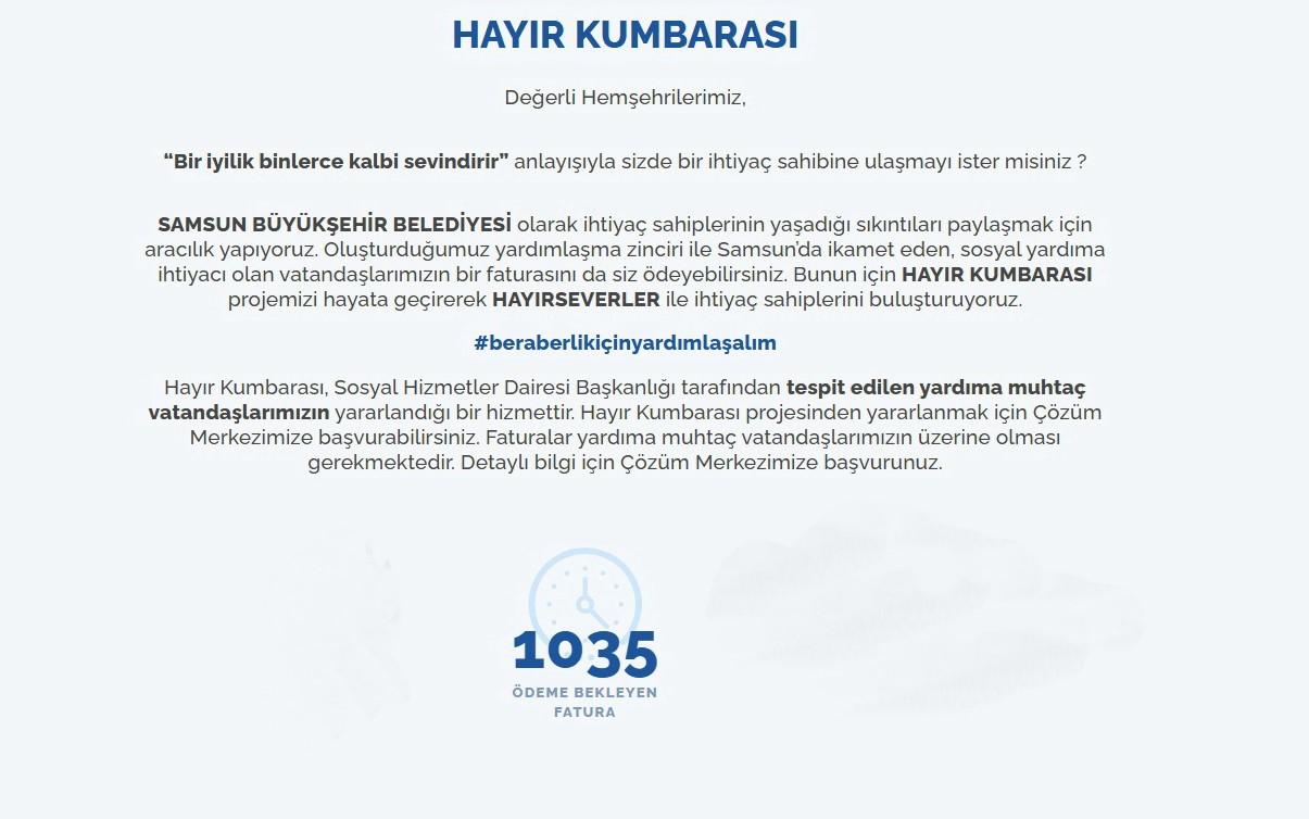 ‘Hayır Kumbarası’ projesi