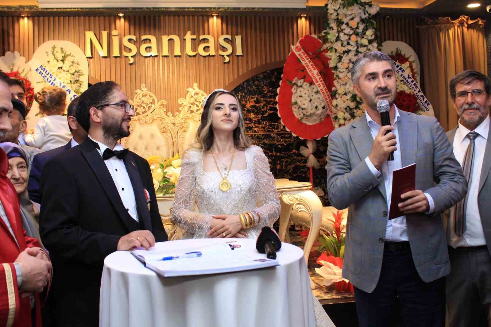 2025 aile yılında anlamlı nikah: Gazilik onuru ve sadakatin buluşması