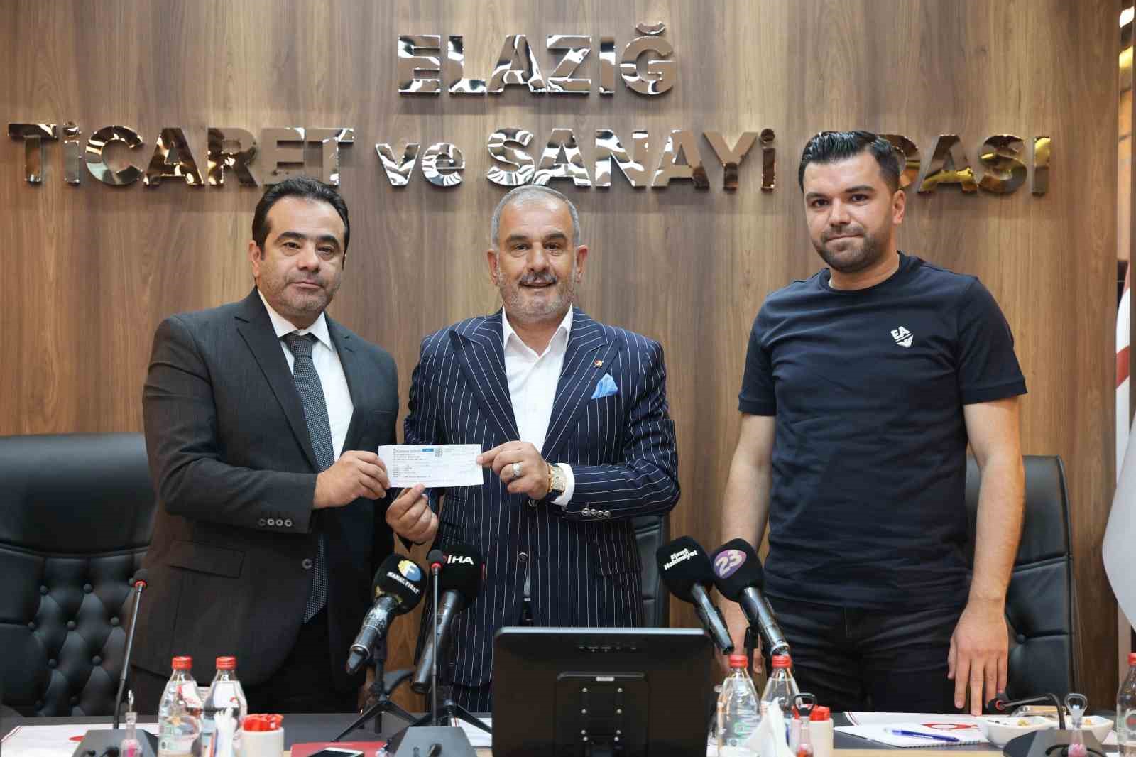 Elazığ TSO’dan, Elazığspor’a 10 milyon TL daha