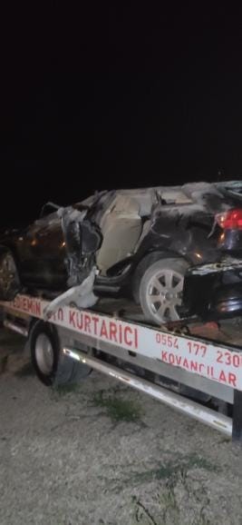 Elazığ’da feci kaza: 2 ölü, 2 yaralı
