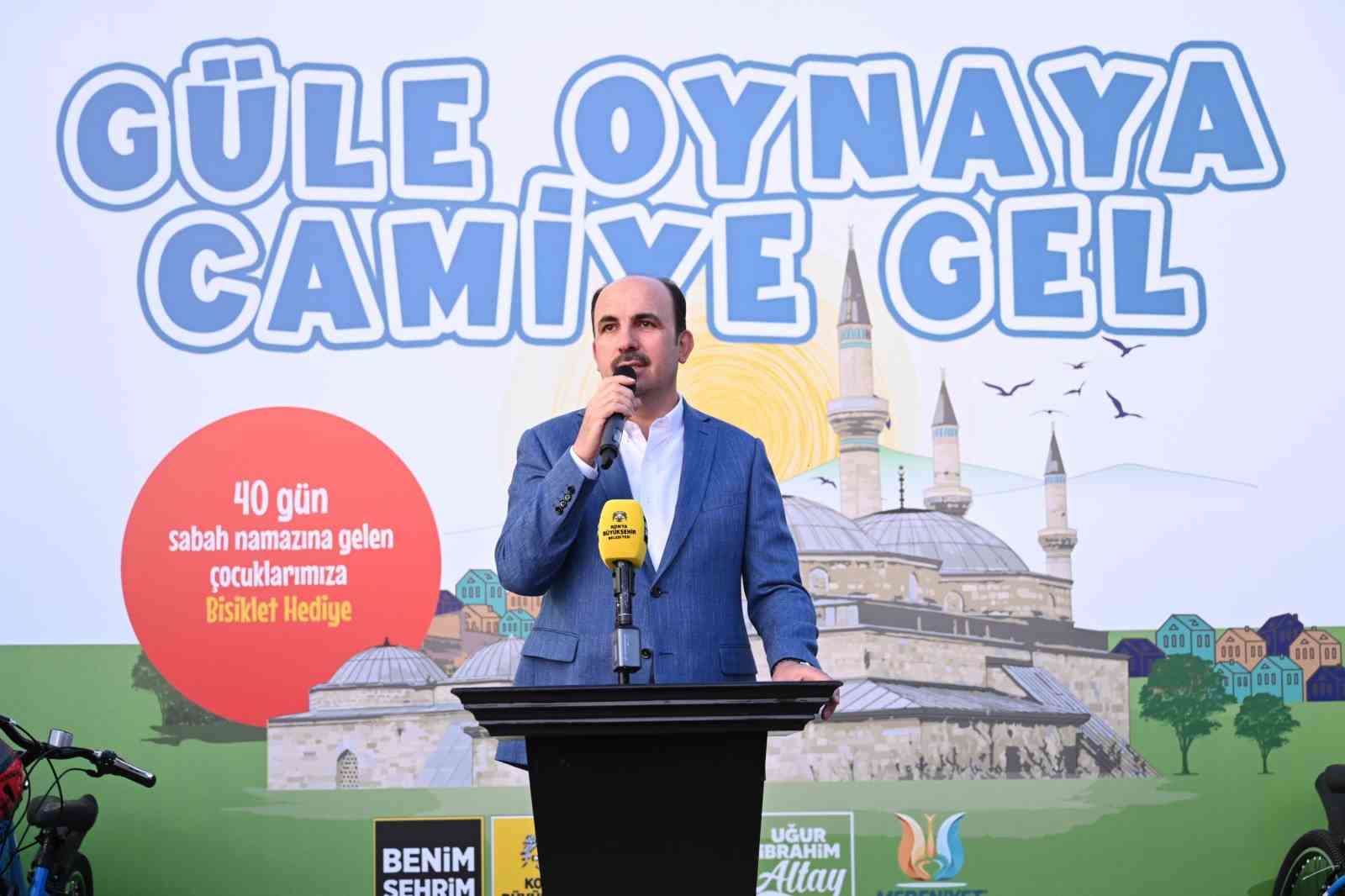 Başkan Altay: "Amacımız çocukların camiyle, namazla tanışmasını sağlamak"