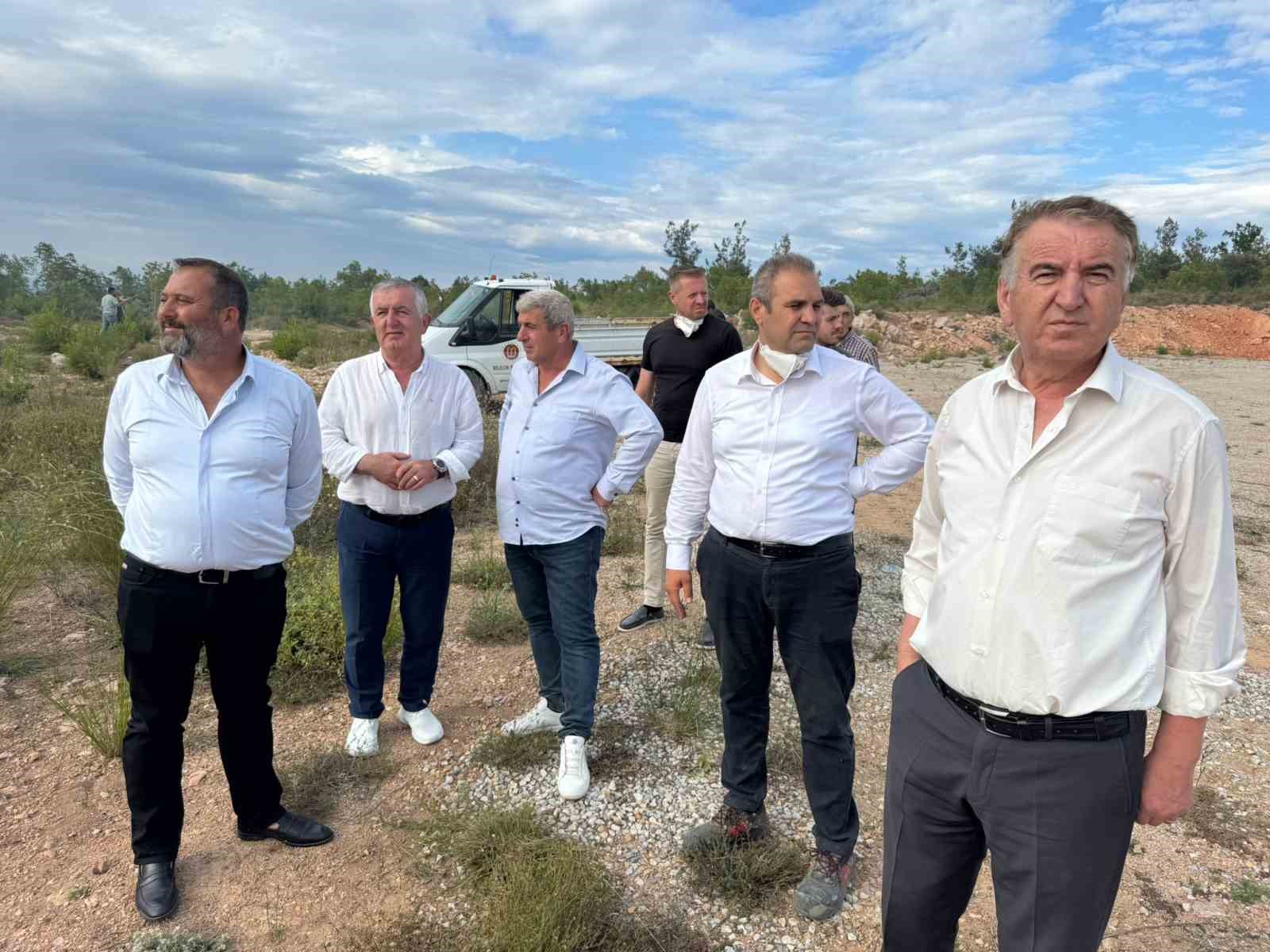 CHP heyeti yangın bölgesinde inceleme yaptı