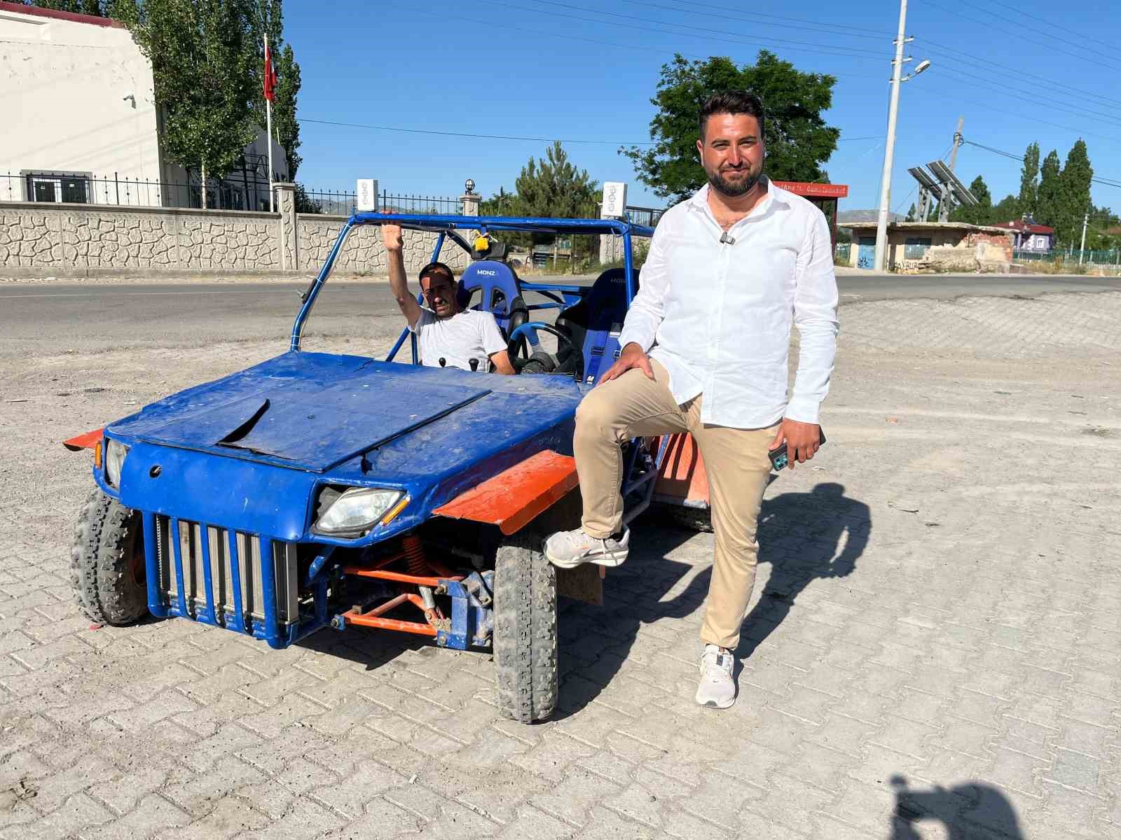Su borularıyla arazi aracı üretti: 80 kilometre hıza ulaşıyor