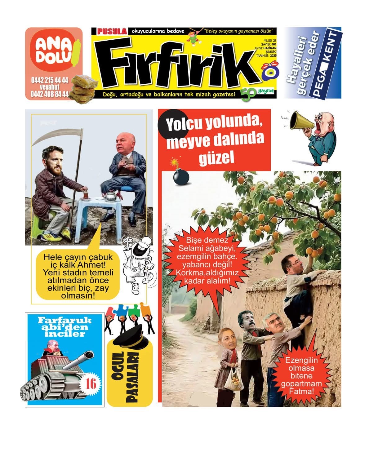 Fırfırik de hadsiz dergiyi kınadı
