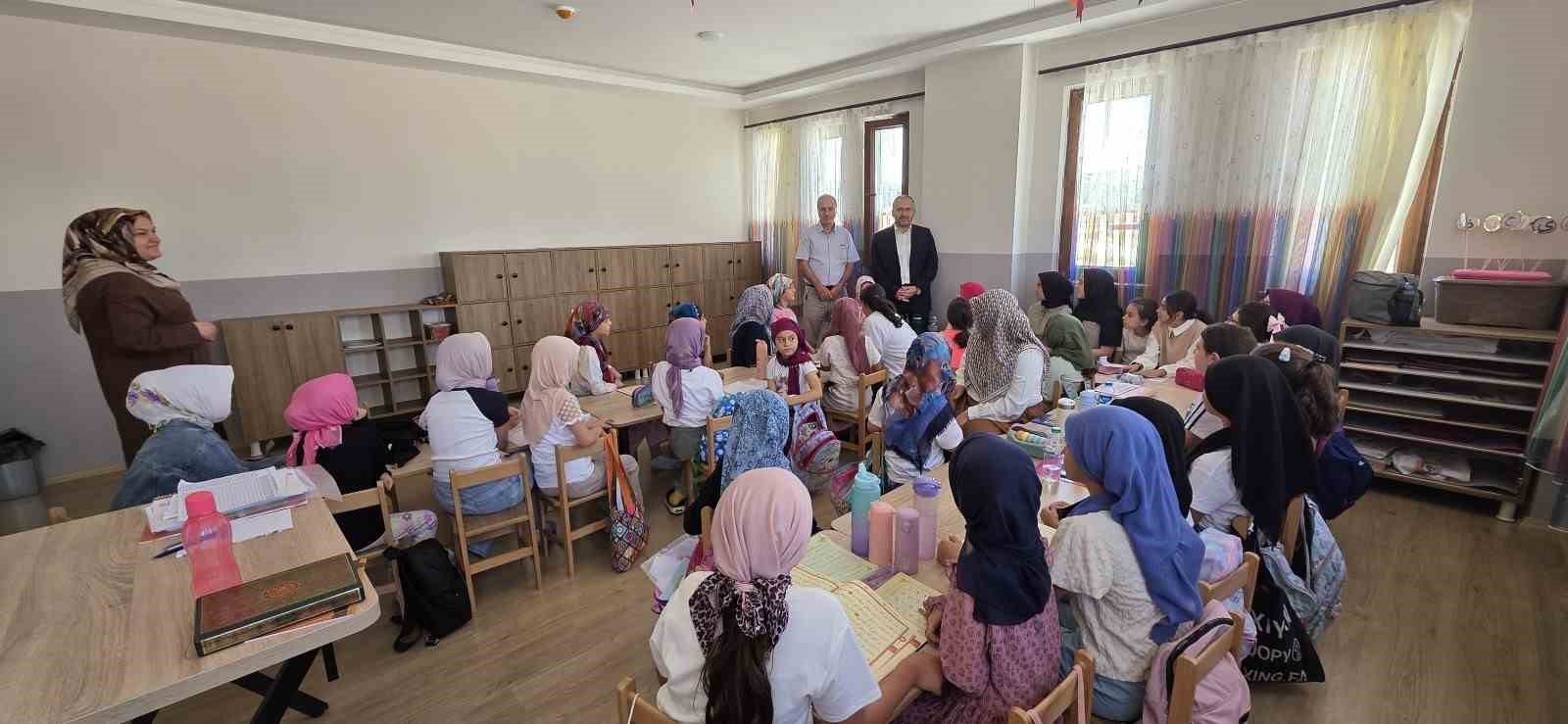 2025 yaz Kur’an kursları açılış programı düzenlendi