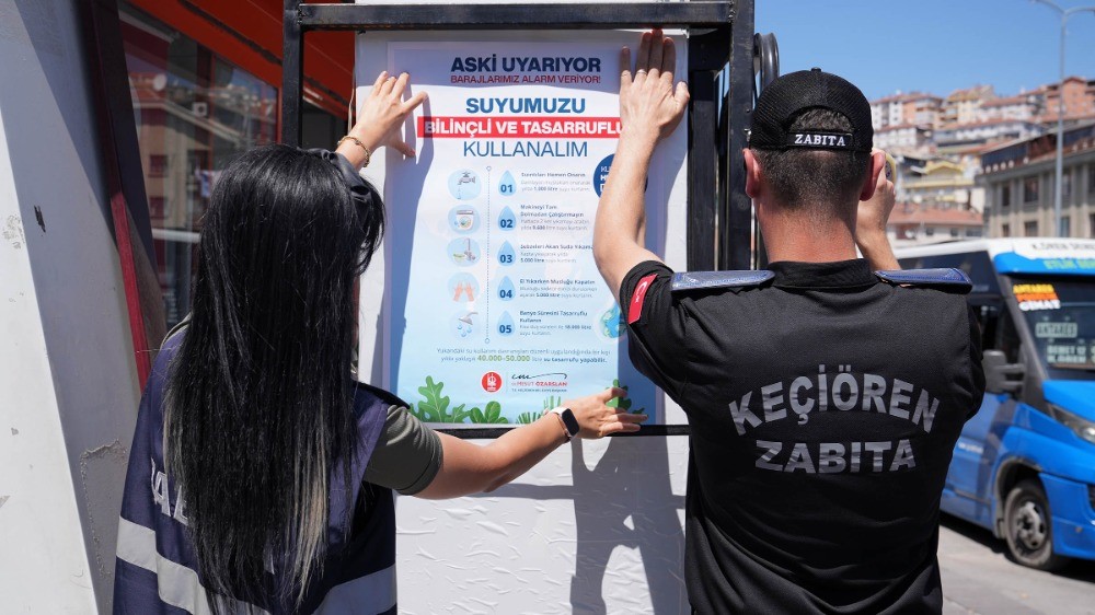 Ke&ccedil;i&ouml;ren Belediyesi&rsquo;nden su tasarruf seferberliği
