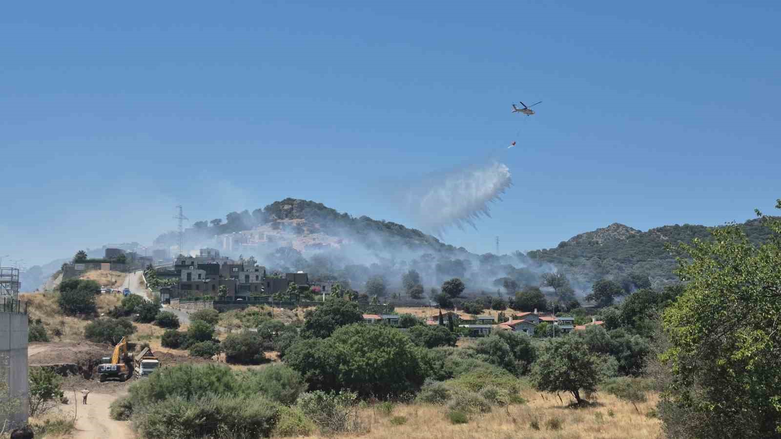 Bodrum&rsquo;daki yangın b&uuml;y&uuml;meden s&ouml;nd&uuml;r&uuml;ld&uuml;
