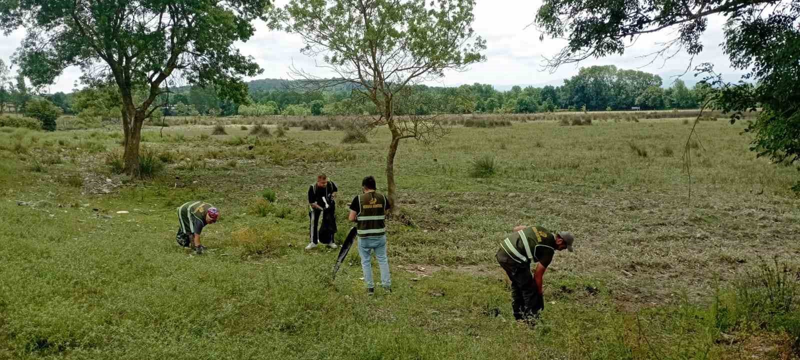 Sarıkum Tabiatı Koruma Alanı’nda temizlik seferberliği