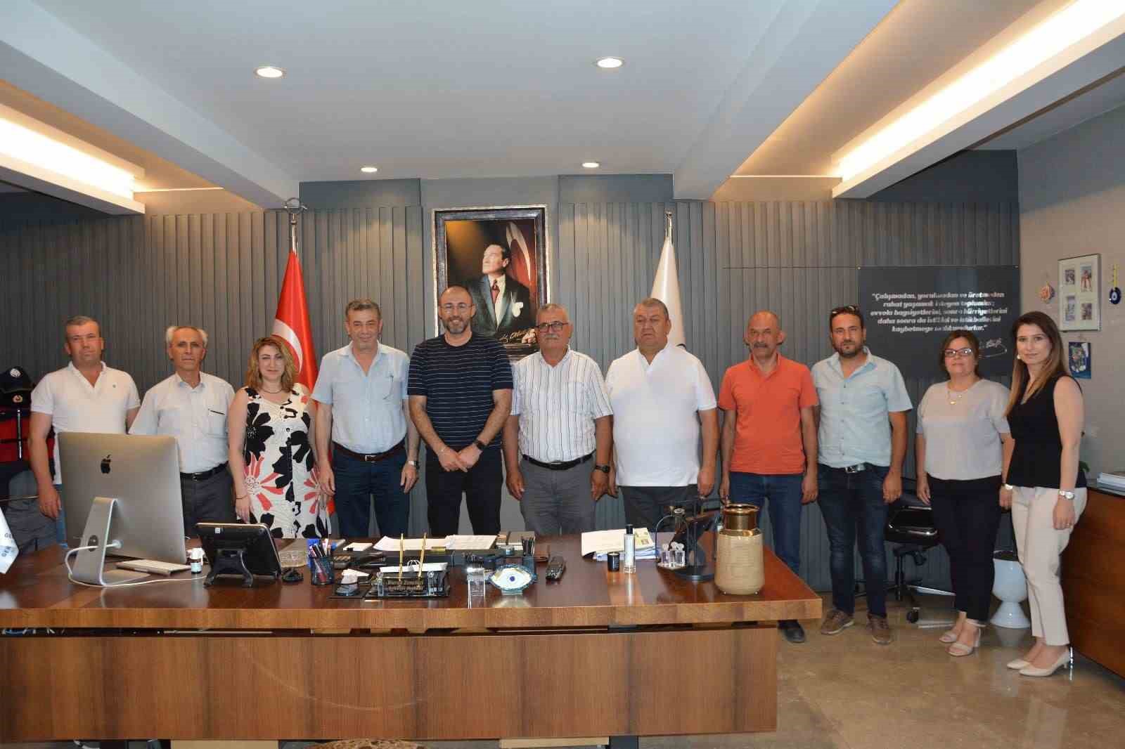 Başkan K&uuml;nkc&uuml;, Germencik esnafıyla bir araya geldi
