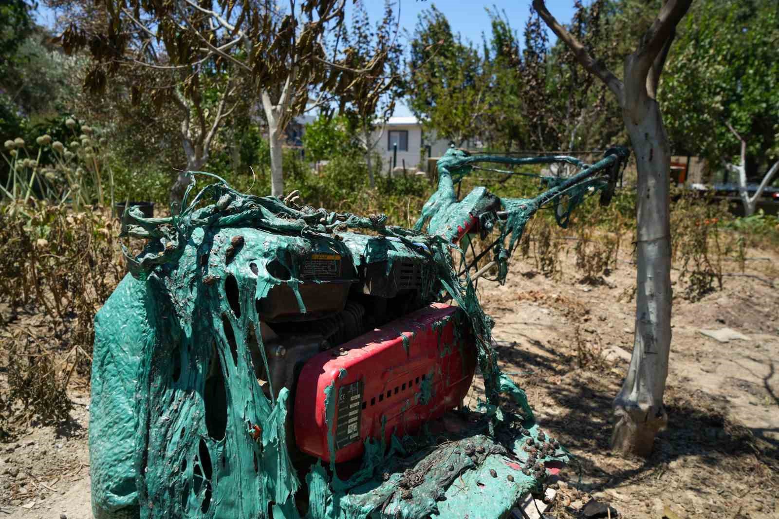 Yangından geriye g&ouml;zyaşı kaldı
