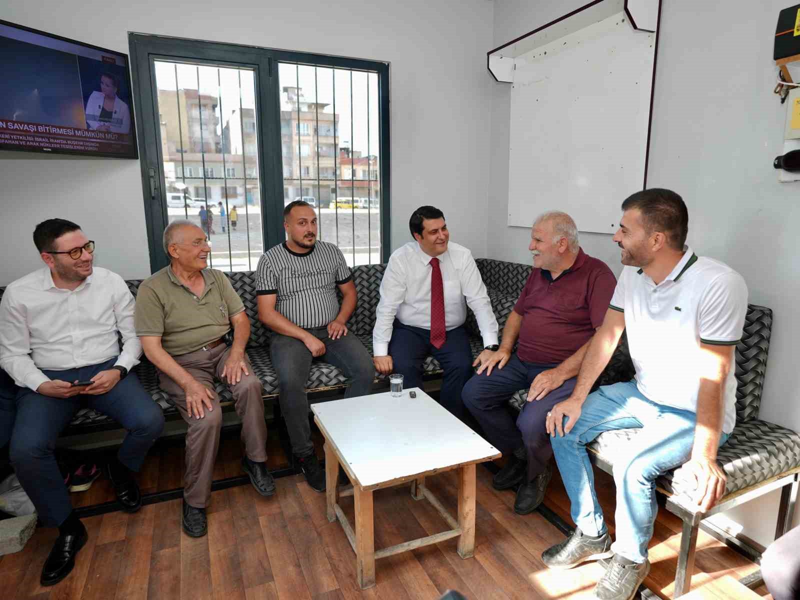 Başkan Yılmaz’dan taksici esnafına ziyaret