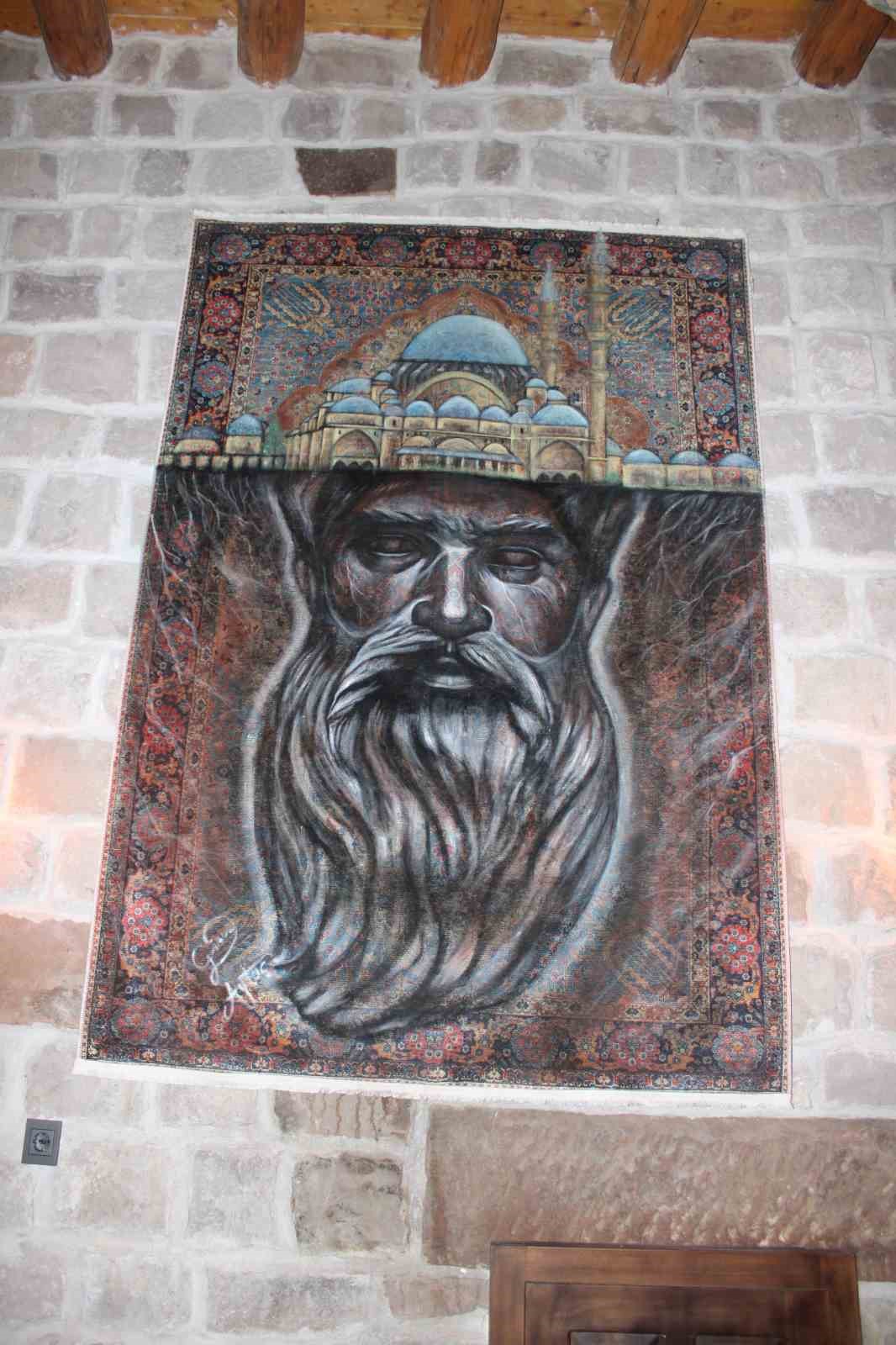 Mimar Sinan&rsquo;ın doğduğu k&ouml;yde halıya işlenen resmi b&uuml;y&uuml;k beğeni topluyor
