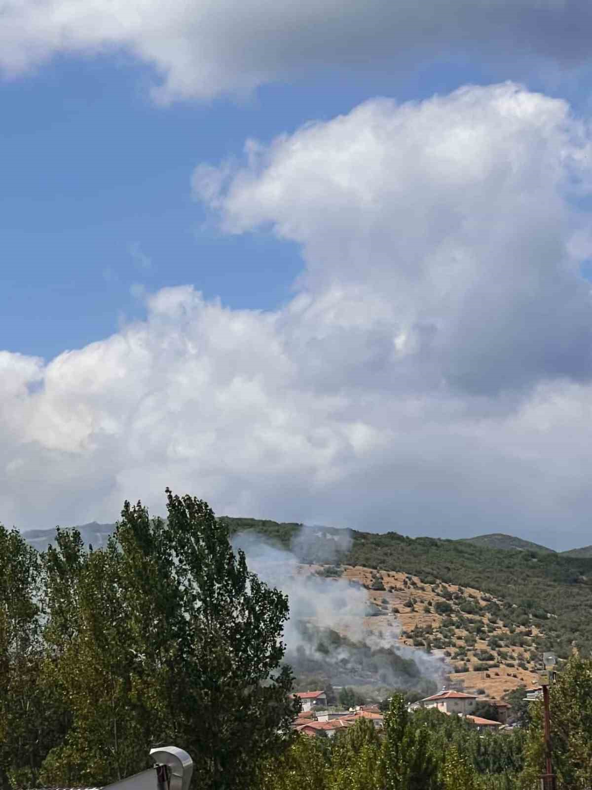 Tokat’taki yangında alevler yerleşim alanına ulaşmadan söndürüldü