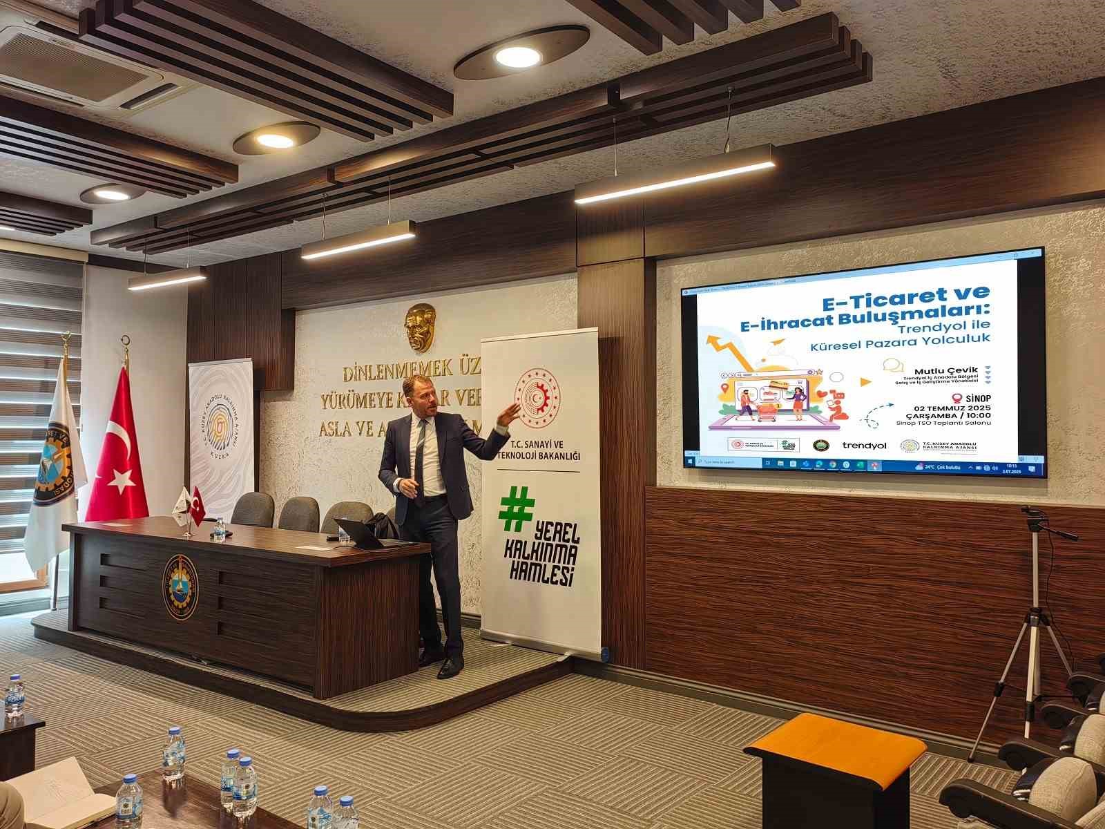 Kastamonu, Çankırı ve Sinop’ta girişimcilere e-ticaret ve e-ihracat fırsatları anlatıldı